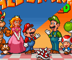 Title Screen - Super Mario All-Stars / + Super Mario World
