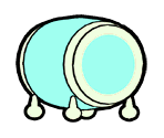 Pastel Blue - Taiko no Tatsujin: Don to Katsu no Jikuu Daibouken (JPN)