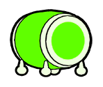 Pastel Green - Taiko no Tatsujin: Don to Katsu no Jikuu Daibouken (JPN)