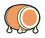 Pastel Orange - Taiko no Tatsujin: Don to Katsu no Jikuu Daibouken (JPN)
