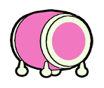 Pastel Pink - Taiko no Tatsujin: Don to Katsu no Jikuu Daibouken (JPN)