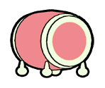 Pastel Red - Taiko no Tatsujin: Don to Katsu no Jikuu Daibouken (JPN)