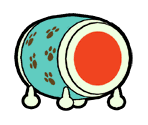 Paw Print - Taiko no Tatsujin: Don to Katsu no Jikuu Daibouken (JPN)