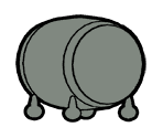 Pure Gray - Taiko no Tatsujin: Don to Katsu no Jikuu Daibouken (JPN)