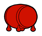 Pure Red - Taiko no Tatsujin: Don to Katsu no Jikuu Daibouken (JPN)