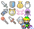 Items (Hyrule Warriors, Minish Cap-Style) - The Legend of Zelda Customs