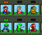 Character Select - Super Mario Kart