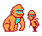 Donkey Kong & Diddy Kong - Super Donkey Kong - Xiang Jiao Chuan (Bootleg)