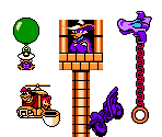 Items & Obstacles - Darkwing Duck