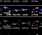 Power Meter Select Screen - Gradius II: Gofer no Yabou / Vulcan Venture (JPN)
