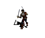 Warrior in Light Armor with Two Swords - Diablo / Diablo: Hellfire