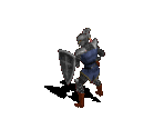 Warrior in Medium Armor with Mace & Shield - Diablo / Diablo: Hellfire