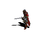 Sorcerer in Heavy Armor with Sword & Shield - Diablo / Diablo: Hellfire