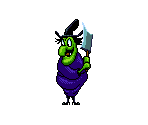 Witch Hazel - Taz in Escape from Mars