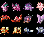 Generation I TCG Sprites - Pokémon e-Cards