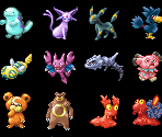 Generation II TCG Sprites - Pokémon e-Cards