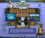 Main Menu - The Sims: Castaway Stories