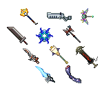 Weapons - Pictlogica Final Fantasy