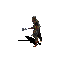 Sorcerer in Medium Armor with Mace - Diablo / Diablo: Hellfire