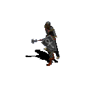 Sorcerer in Medium Armor with Mace & Shield - Diablo / Diablo: Hellfire