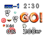 HUD Elements - Super Smash Bros.