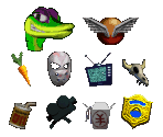 Items and Icons - Gex: Enter the Gecko
