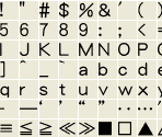 Font - Kirby Mass Attack