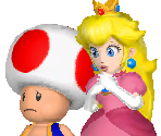 Toad and Peach (NSMBU) - Super Mario Maker