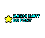 Font - Mario Kart DS