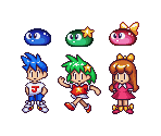 Character Select - Smart Ball 2 / Jerry Boy 2 / Jelly Boy 2 (Prototype)