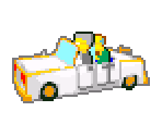 Mr. Burns & Limousine - The Simpsons: Road Rage