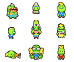 Beanbean Kingdom Residents - Mario & Luigi: Superstar Saga