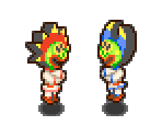 Fire God & Thunder God - Mario & Luigi: Superstar Saga