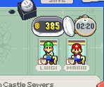 Save Menu - Mario & Luigi: Superstar Saga