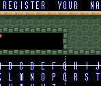 Input Name Screen - The Legend of Zelda: A Link to the Past