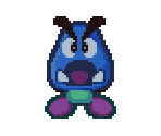 Blue Goomba - Paper Mario