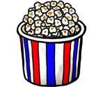 Table, Popcorn, & Drink - Game & Wario