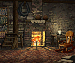Grandma's Fireplace - Princess Crown (JPN)