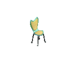 Wool Fiberglass Chromalume Chair - The Sims