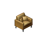 Simply Modern Leather Chair - The Sims