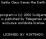 Start Screens - Santa Claus Saves the Earth