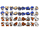 Unit Sprites - Fushigi no Umi no Nadia / Nadia: The Secret of Blue Water (JPN)