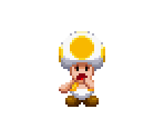 Toad (Yellow) - Mario & Luigi: Paper Jam