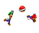 3D Red Shell - Mario & Luigi: Paper Jam