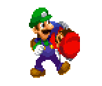 Luigi Helping Mario - Mario & Luigi: Paper Jam
