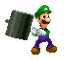 Luigi (Defending) - Mario & Luigi: Paper Jam