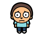 #025 Blue Shirt Morty - Pocket Mortys