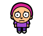 #029 Purple Shirt Morty - Pocket Mortys