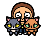 #052 Two Cat Morty - Pocket Mortys