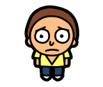 #083 V-Neck Morty - Pocket Mortys